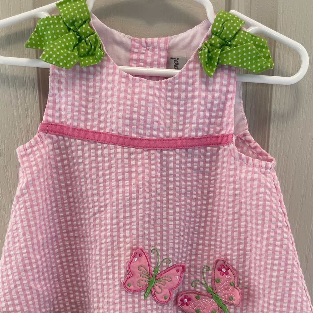 A “Rare too” 9 month seersucker sundress.